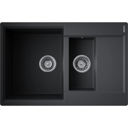 Кухонная мойка Omoikiri Daisen 78-2T-BL Tetogranit/черный