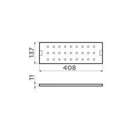 Подставка-сушка для посуды Omoikiri FP-01 PRO-Bl Matt