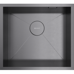 Кухонная мойка Omoikiri Kasen 49-16-INT-GM нерж. сталь/вороненая сталь