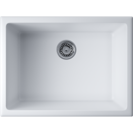 Кухонная мойка Omoikiri Okinoshima 61-U/I-WH Natceramic/белый