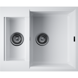 Кухонная мойка Omoikiri Sakaime 60-2-WH Tetogranit/белый