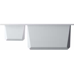 Кухонная мойка Omoikiri Sakaime 60-2-WH Tetogranit/белый