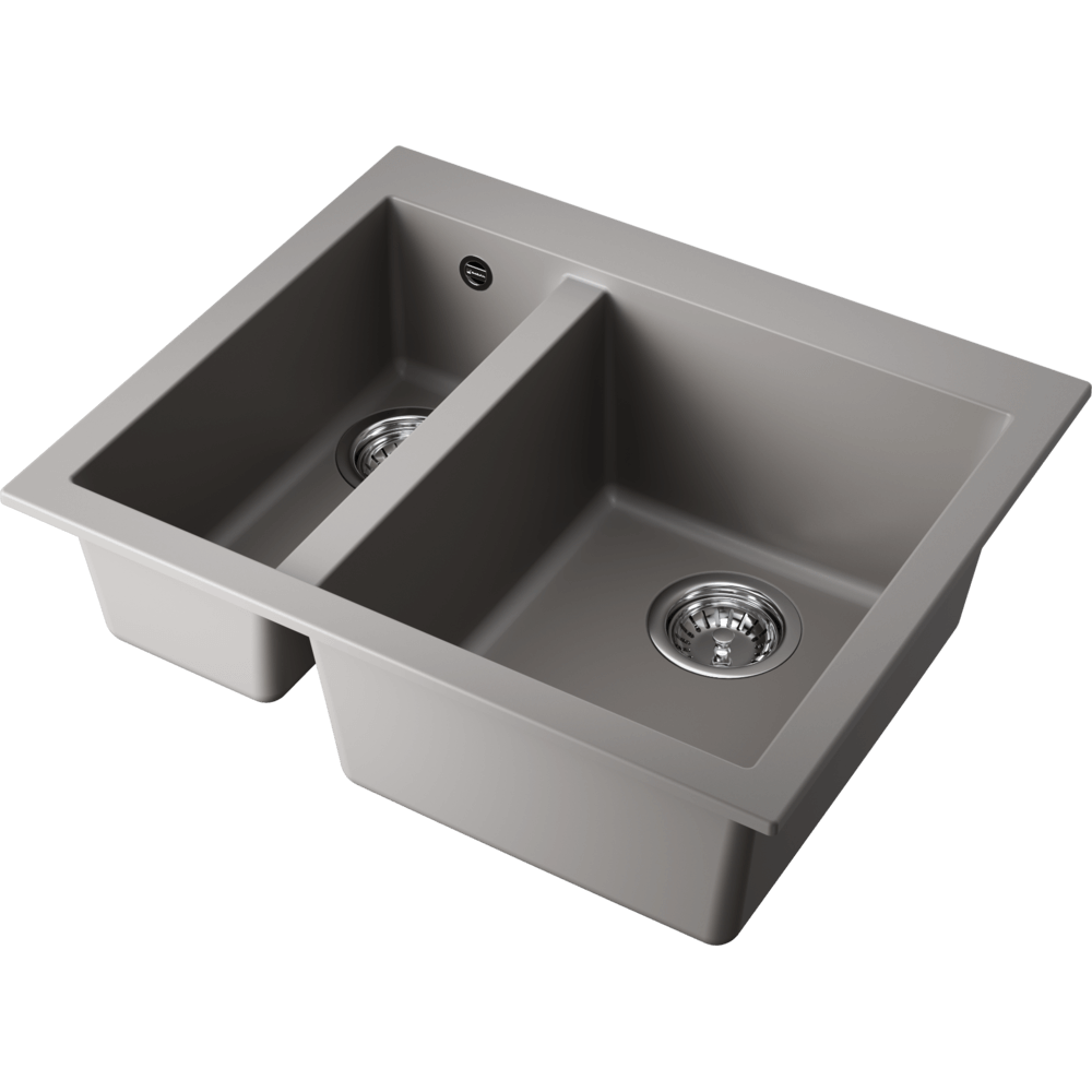 Кухонная мойка Omoikiri Bosen 59-2-GR Tetogranit/leningrad grey