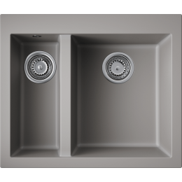 Кухонная мойка Omoikiri Bosen 59-2-GR Tetogranit/leningrad grey
