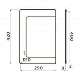 Разделочная доска Omoikiri CB-BASIC-400-WD