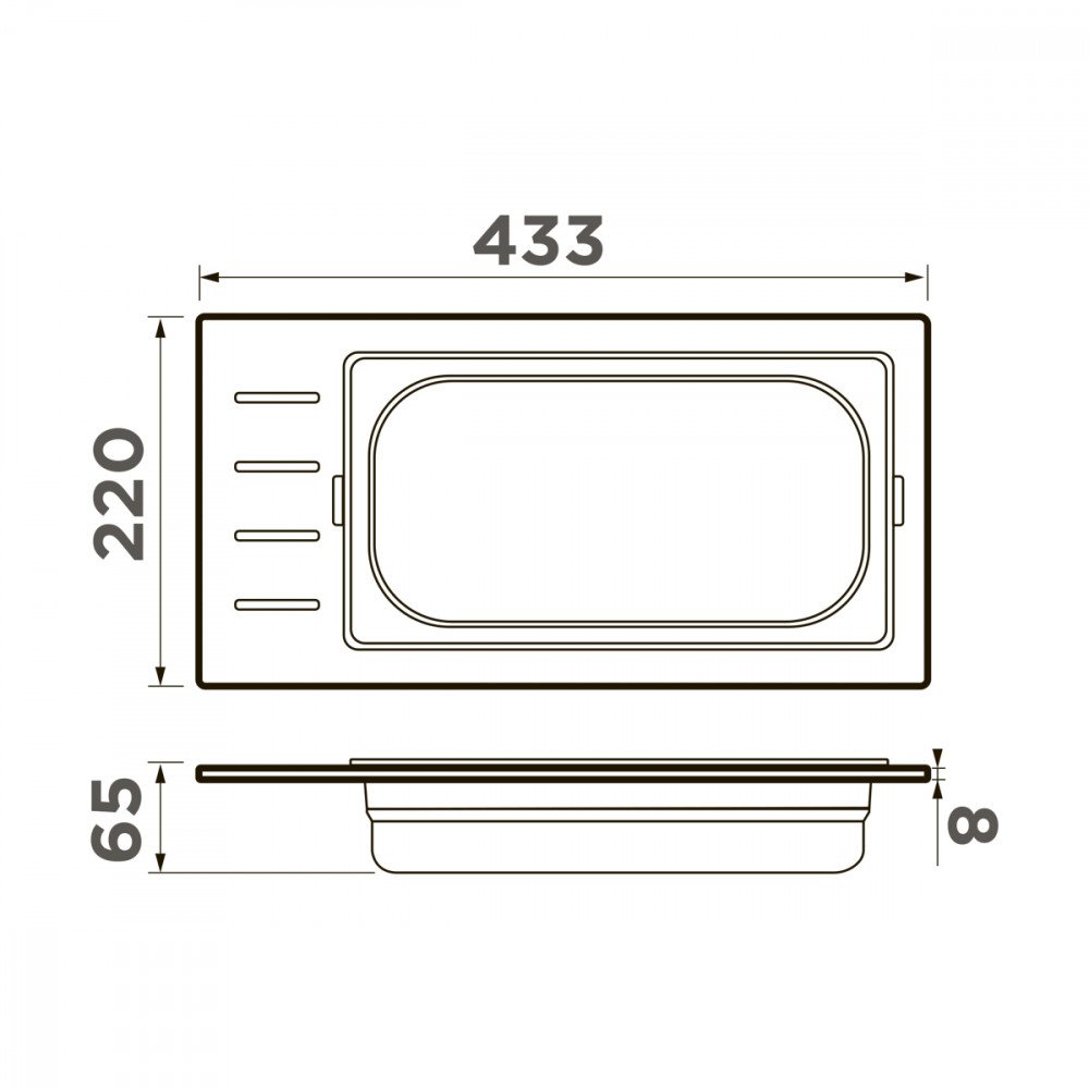 Контейнер Omoikiri DC-01-1-IN