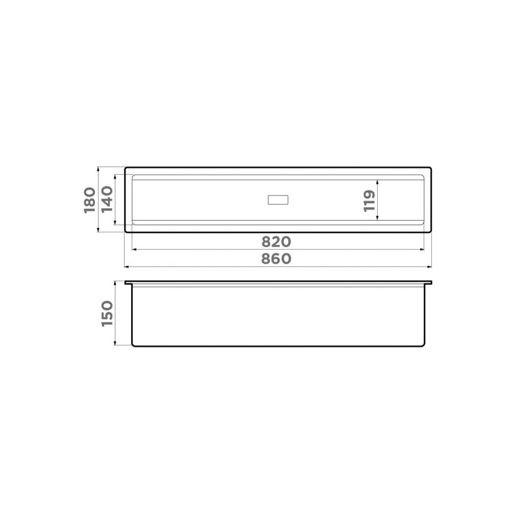 Встраиваемая сушка для посуды Omoikiri DRY-03 PRO CN