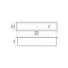 Встраиваемая сушка для посуды Omoikiri DRY-03 PRO CN