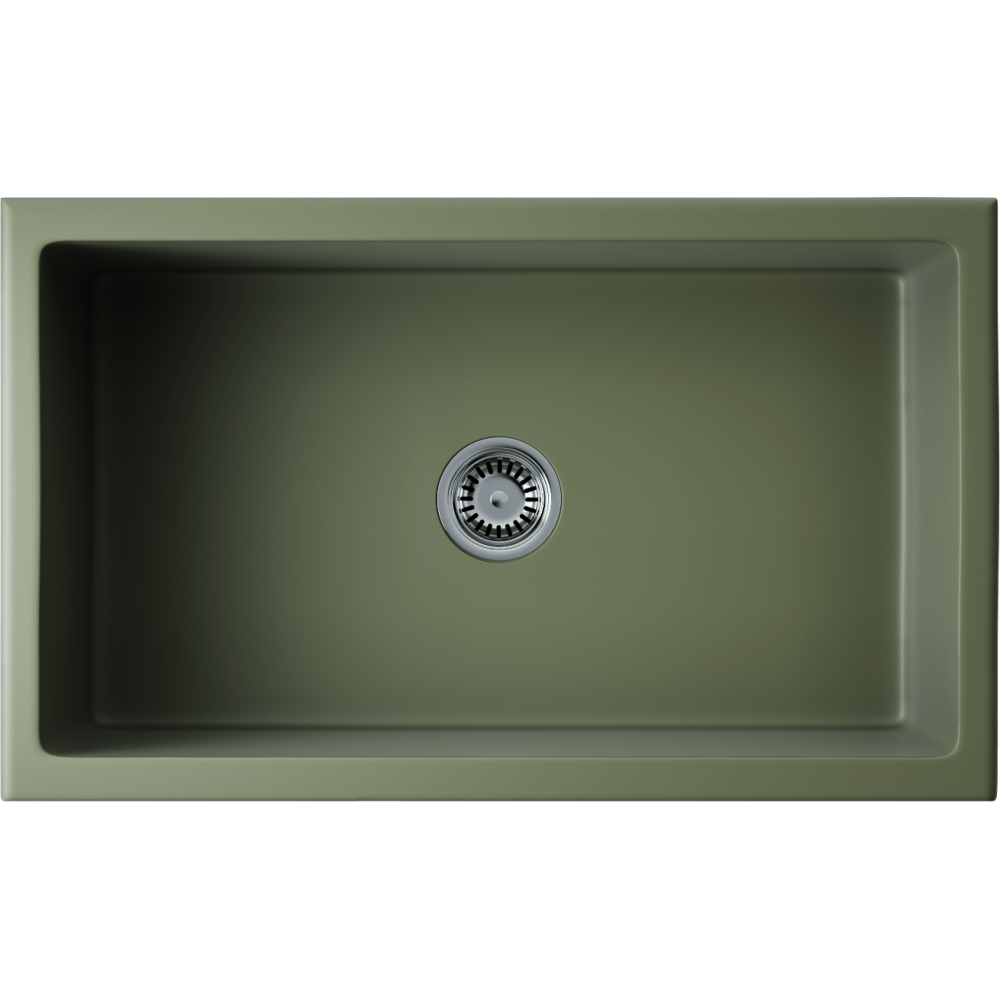 Кухонная мойка Omoikiri Mikura 76-OL Natceramic/olive