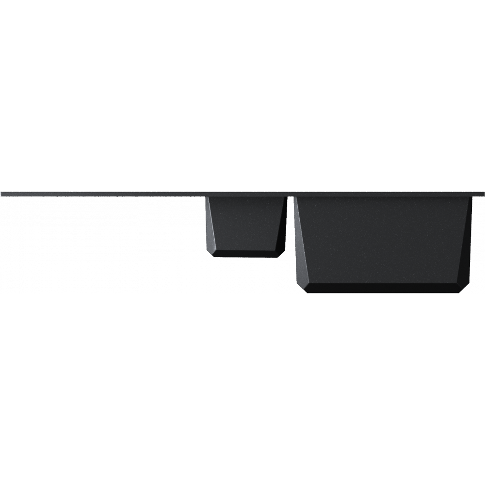 Кухонная мойка Omoikiri Sakaime 100-2-BL Tetogranit/черный