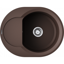 Кухонная мойка Omoikiri Sakaime 60E-DC Tetogranit/темный шоколад