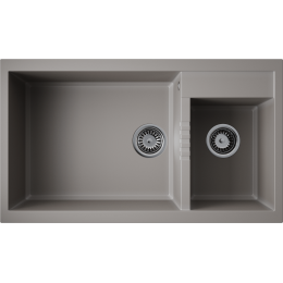 Кухонная мойка Omoikiri Tedori 86-2-LB-GR Tetogranit/leningrad grey