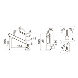 Смеситель для кухни Omoikiri Tonami-DC латунь/темный шоколад