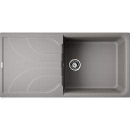 Кухонная мойка Omoikiri Yasugata 100-GR Tetogranit/leningrad grey