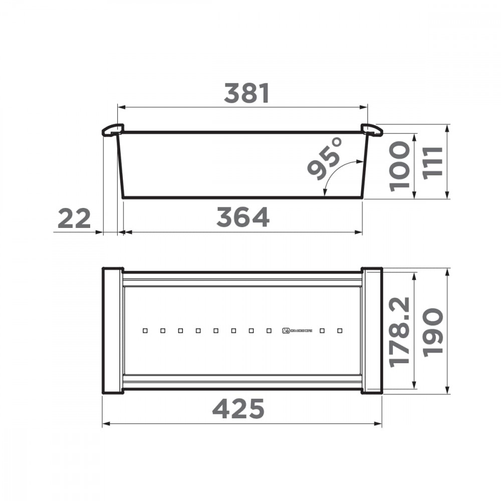 Коландер Omoikiri CO-02-LG
