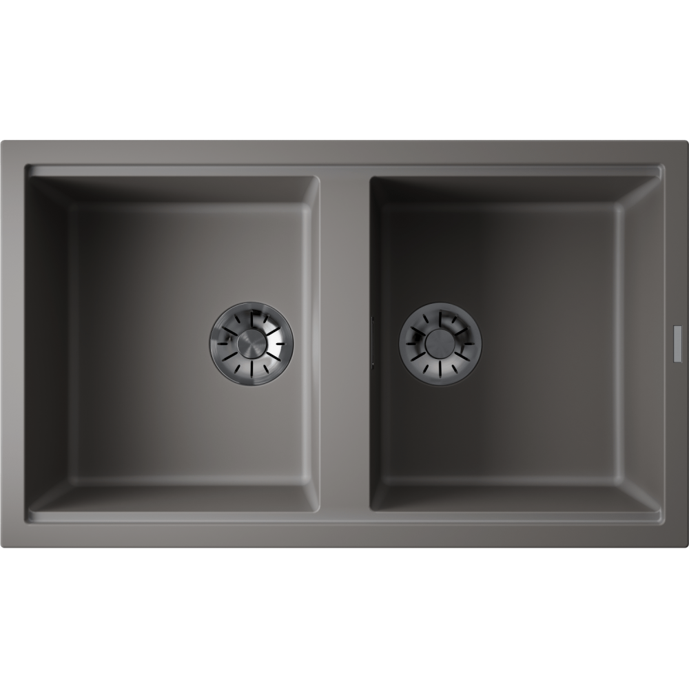 Кухонная мойка Omoikiri Kitagawa 86-2-GR Artceramic/leningrad grey