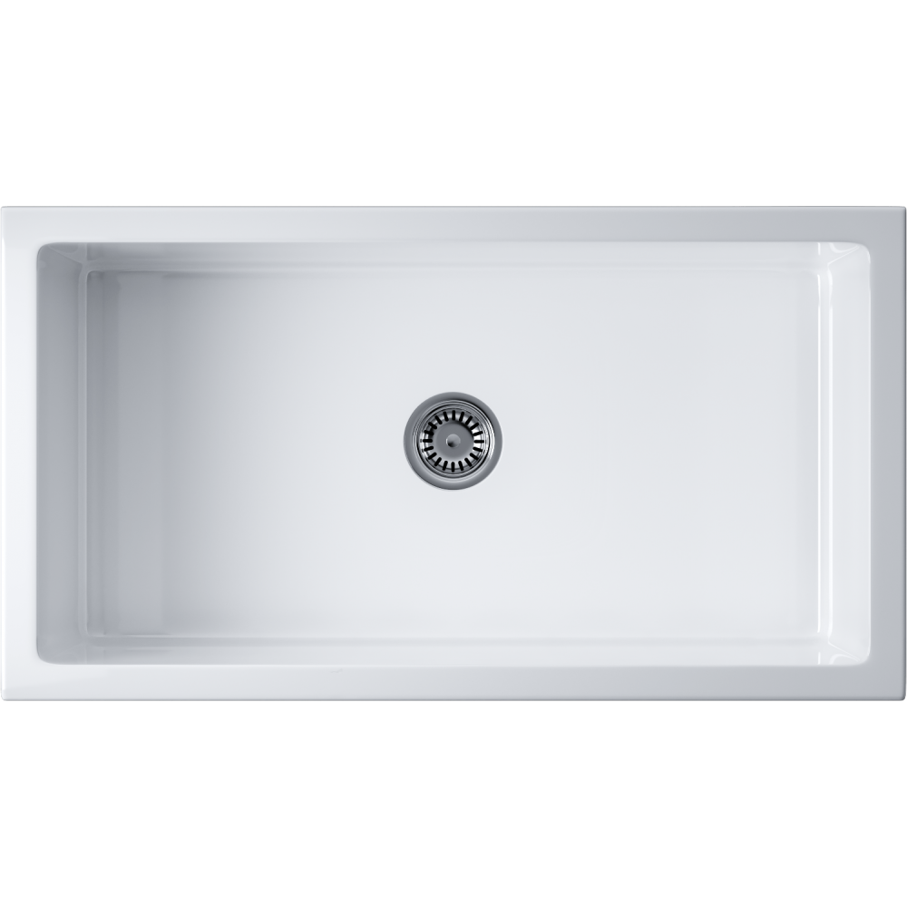 Кухонная мойка Omoikiri Mikura 83-WH Glossy Natceramic/белый глянцевый