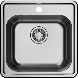 Кухонная мойка Omoikiri Notoro 48-SI Matt нерж.сталь/silver matt