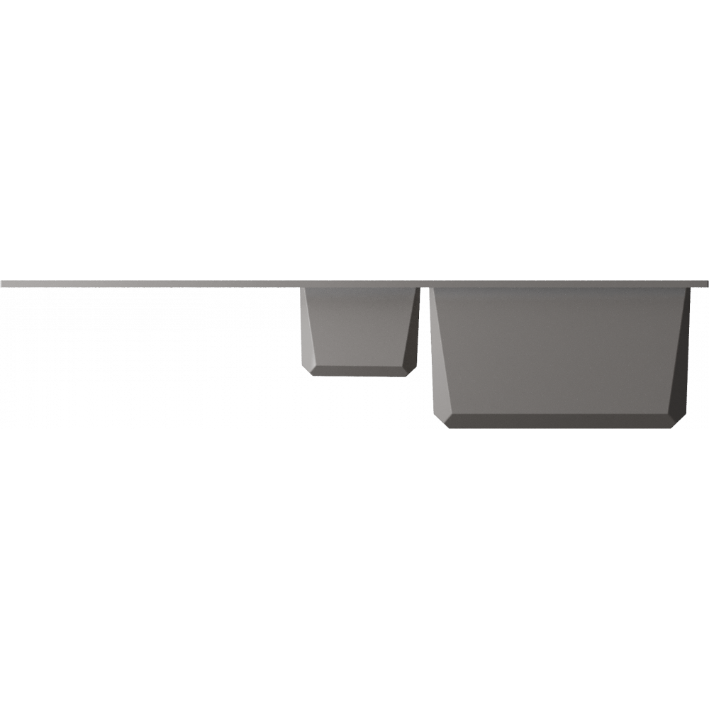 Кухонная мойка Omoikiri Sakaime 100-2-GR Tetogranit/leningrad grey