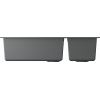 Кухонная мойка Omoikiri Tedori 86-2-LB-PL Tetogranit/платина