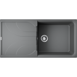 Кухонная мойка Omoikiri Yasugata 100-PL Tetogranit/платина