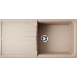 Кухонная мойка Omoikiri Yasugata 100-SA Tetogranit/бежевый