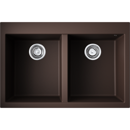 Кухонная мойка Omoikiri Bosen 80-2-DC Tetogranit/темный шоколад