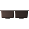 Кухонная мойка Omoikiri Bosen 80-2-DC Tetogranit/темный шоколад