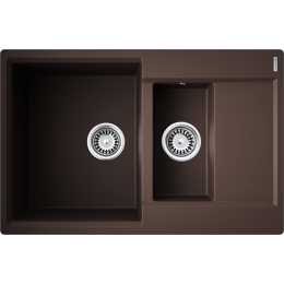 Кухонная мойка Omoikiri Daisen 78-2T-DC Tetogranit/темный шоколад