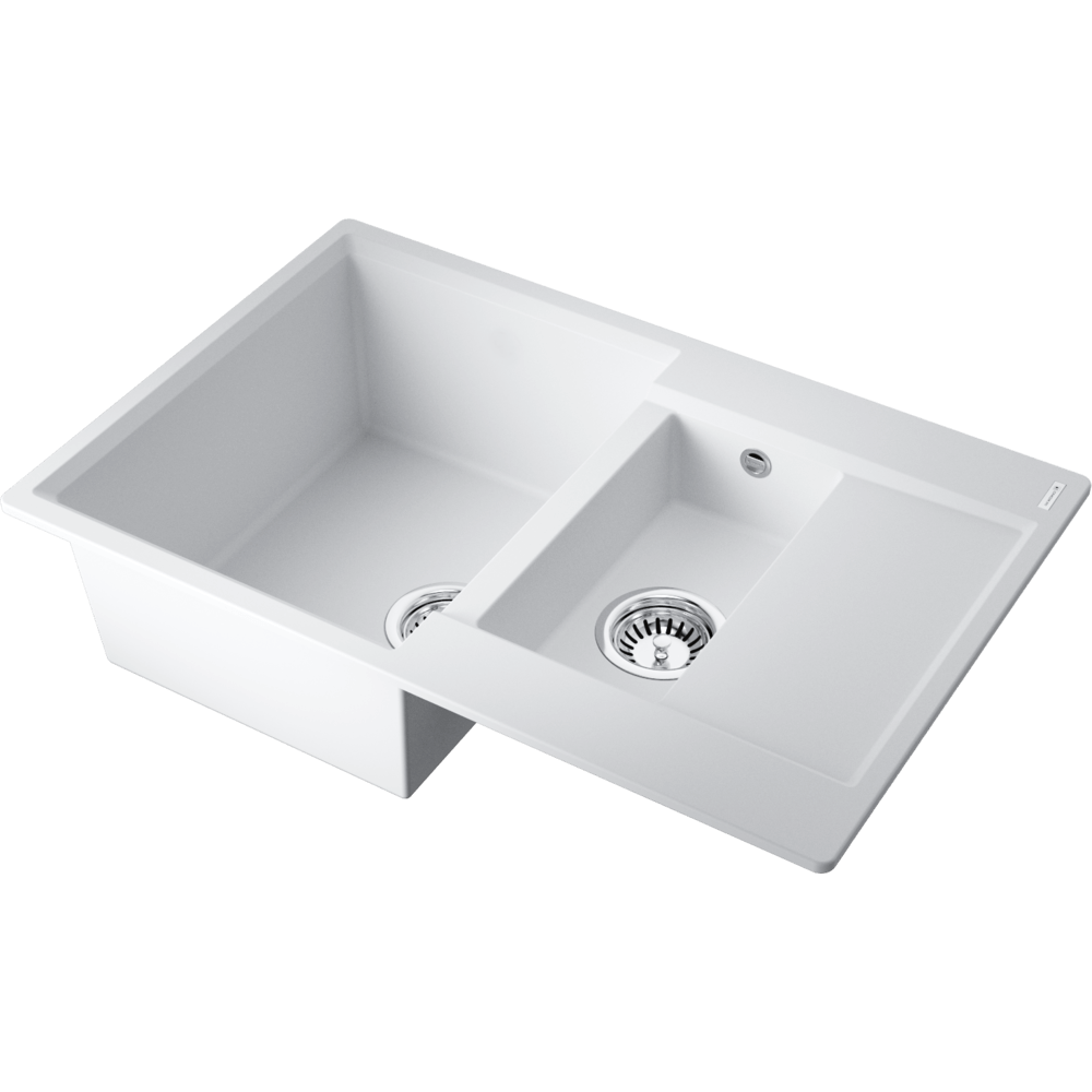 Кухонная мойка Omoikiri Daisen 78-2T-WH Tetogranit/белый