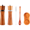 Набор мельниц для специй на подставке GR-02-SET-WD