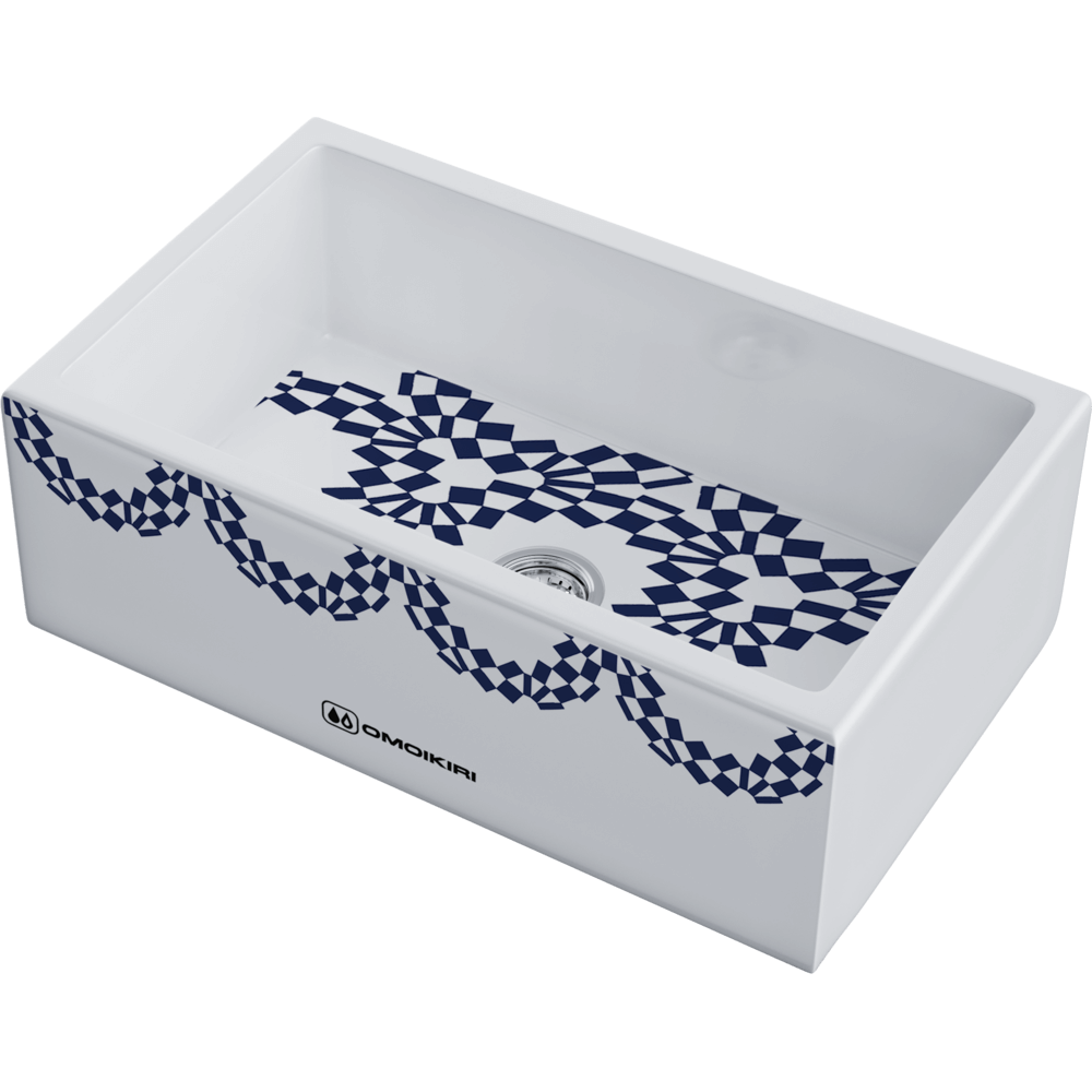 Кухонная мойка Omoikiri Mikura 76-Tokyo 2 Natceramic/белый