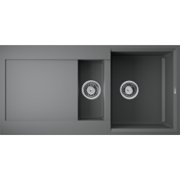 Кухонная мойка Omoikiri Sakaime 100-2-PL Tetogranit/платина