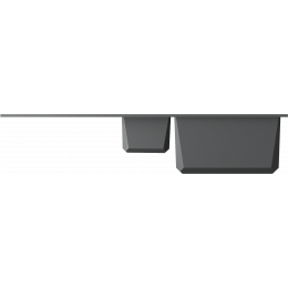 Кухонная мойка Omoikiri Sakaime 100-2-PL Tetogranit/платина