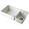 Кухонная мойка Omoikiri Tedori 85-2-U-WH Tetogranit/белый