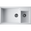 Кухонная мойка Omoikiri Tedori 86-2-LB-WH Tetogranit/белый