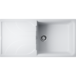 Кухонная мойка Omoikiri Yasugata 100-WH Tetogranit/белый