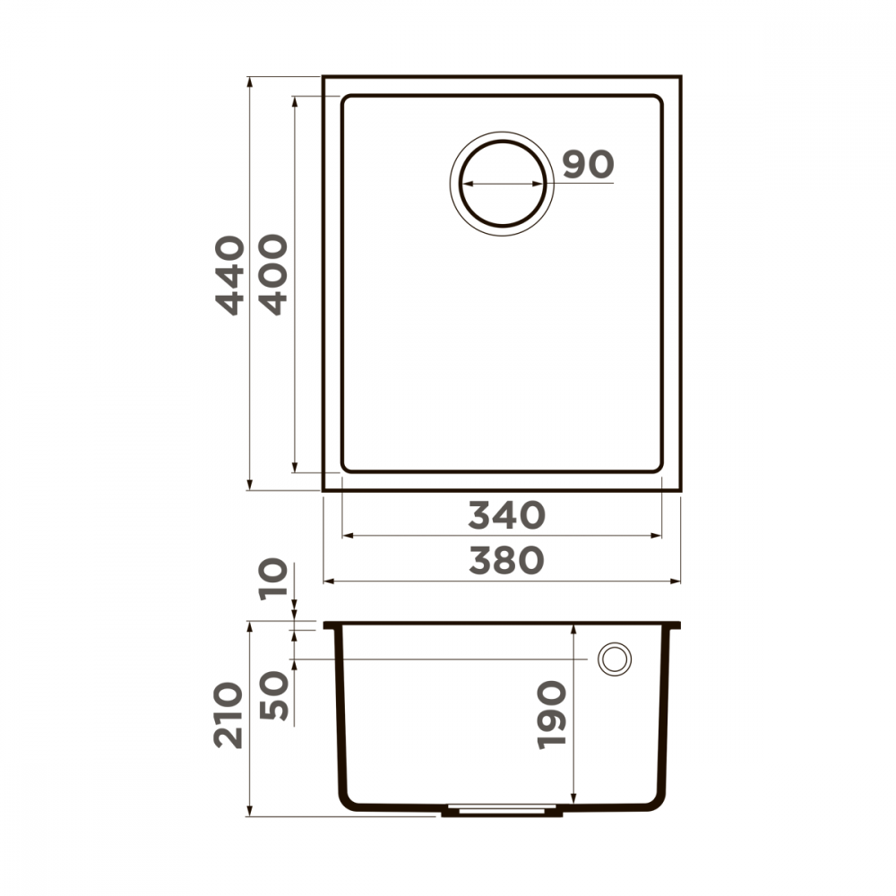 Кухонная мойка Omoikiri Bosen 38-U-WH Tetogranit/белый