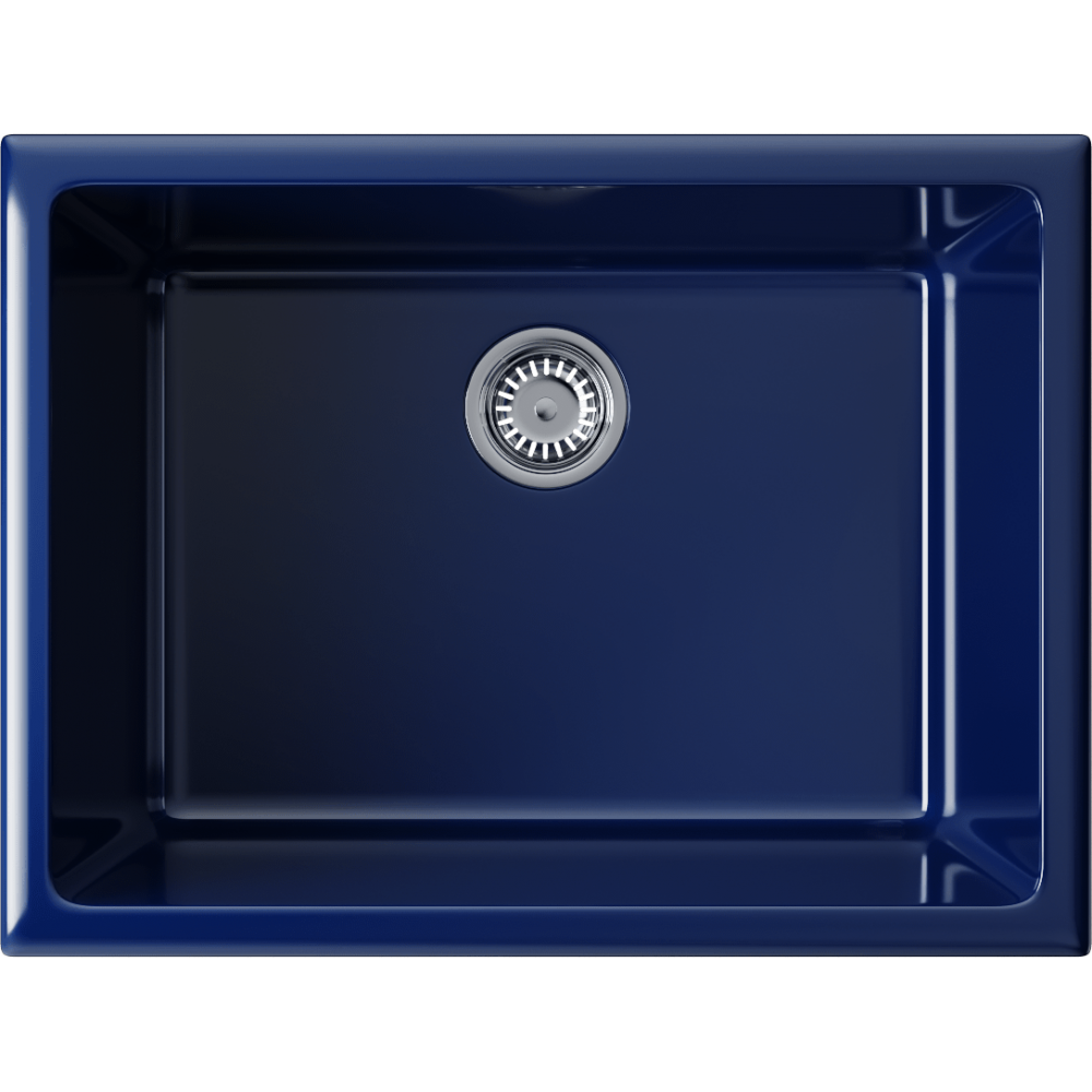 Кухонная мойка Omoikiri Okinoshima 61-U/I-IB Glossy Natceramic/indigo blue глянцевый