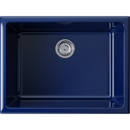 Кухонная мойка Omoikiri Okinoshima 61-U/I-IB Glossy Natceramic/indigo blue глянцевый