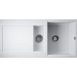 Кухонная мойка Omoikiri Sakaime 100-2-WH Tetogranit/белый