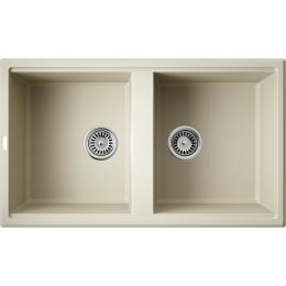 Кухонная мойка Omoikiri Tedori 86-2-BE Tetogranit/ваниль