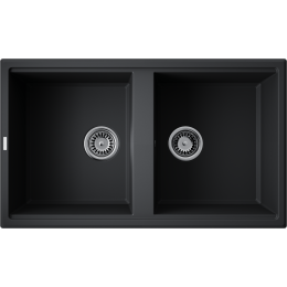 Кухонная мойка Omoikiri Tedori 86-2-BL Tetogranit/черный