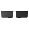 Кухонная мойка Omoikiri Tedori 86-2-BL Tetogranit/черный