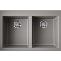 Кухонная мойка Omoikiri Bosen 80-2-GR Tetogranit/leningrad grey