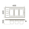 Контейнер Omoikiri DC-02-3-LG