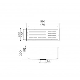 Встраиваемая сушка для посуды Omoikiri DRY-04-IN