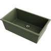 Кухонная мойка Omoikiri Okinoshima 76-U/I-OL Natceramic/olive