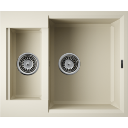 Кухонная мойка Omoikiri Sakaime 60-2-BE Tetogranit/ваниль