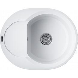 Кухонная мойка Omoikiri Sakaime 60E-WH Tetogranit/белый
